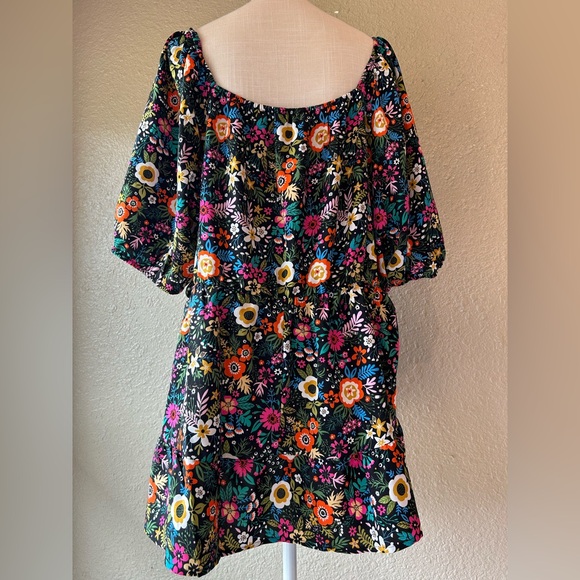 BloomChic Multicolor Floral Long Sleeve Dress - Picture 2 of 8